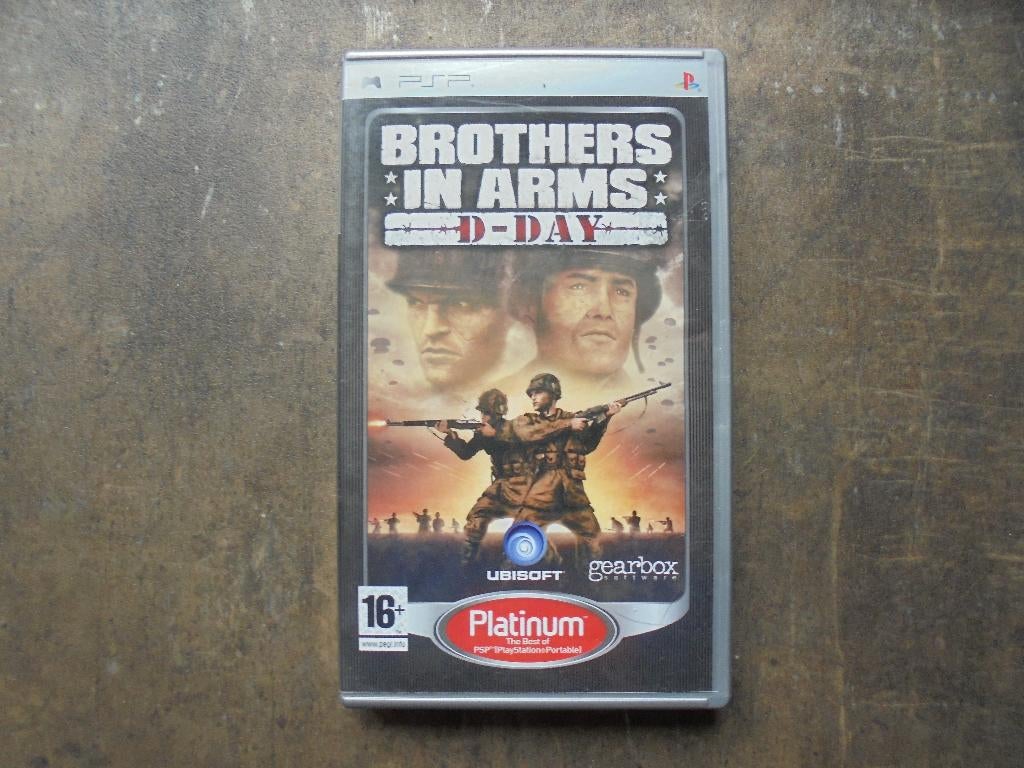 Brothers In Arms D-Day voor PSP (zie foto's), Spelcomputers en Games, Games | Sony PlayStation Portable, Gebruikt, Shooter, 1 speler