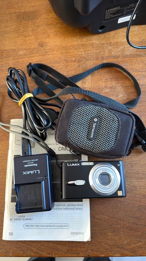 Panasonic Lumix DMC-FX3 zwart, Ophalen, Compact, Zo goed als nieuw, Overige Merken