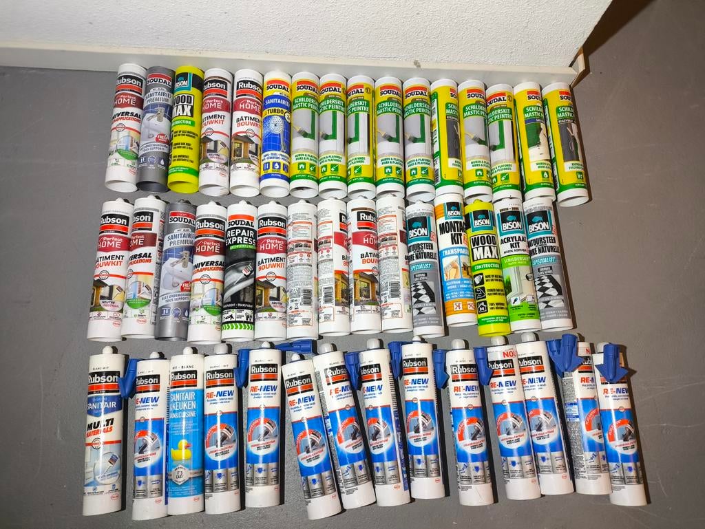 45 x kit kit kit acrylaat/montage/wood van Rubson en Bison, Ophalen of Verzenden, Nieuw