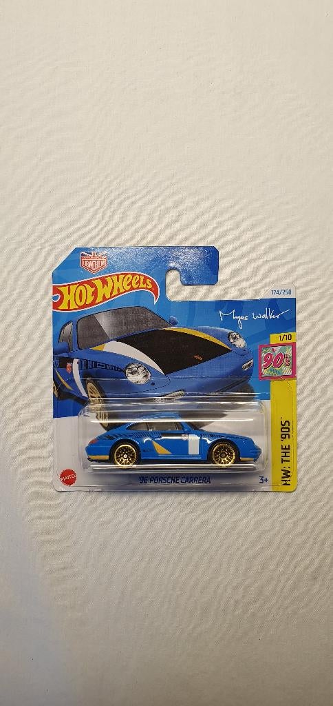 Hot Wheels 98 PORSCHE 911 Carrera 993 UO MW Blauw, Ophalen of Verzenden, Nieuw, Auto