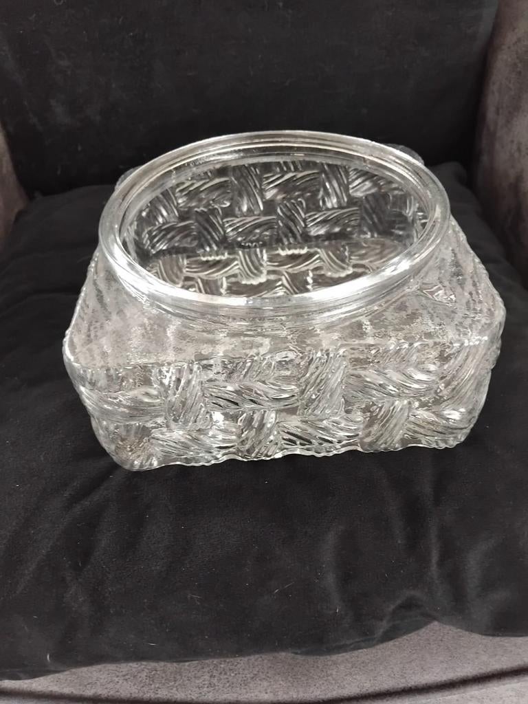 2 glazen lampenkappen jaren 70, Ophalen of Verzenden