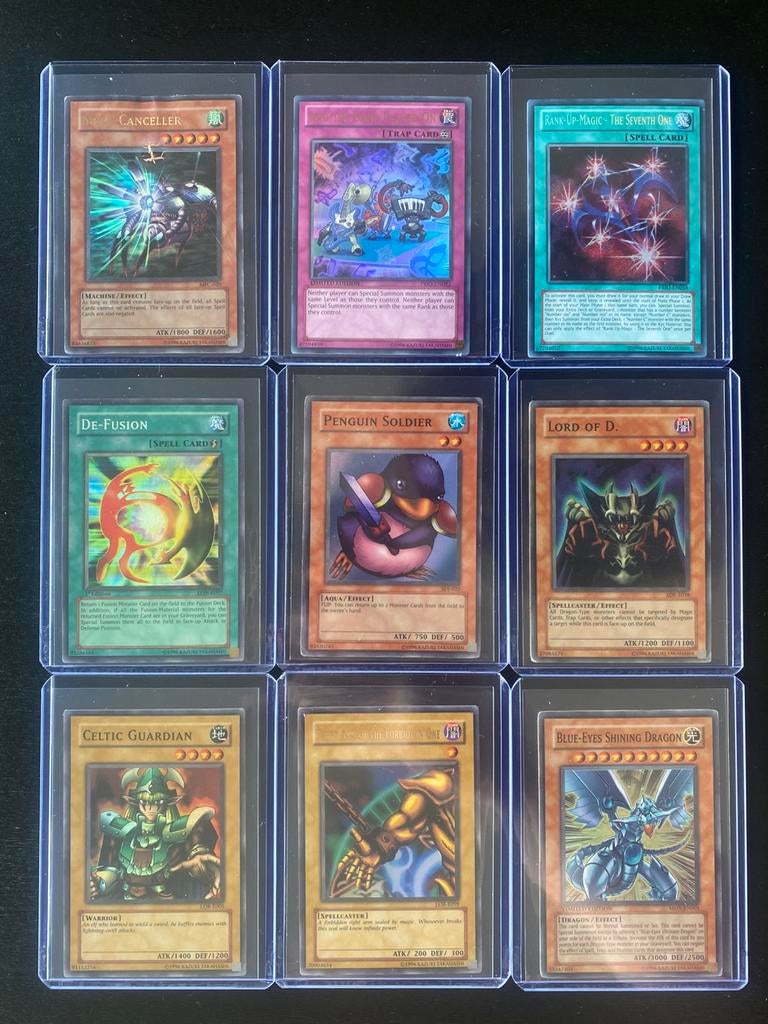 Oude verzameling speciale Yu-gi-Oh kaarten, Ophalen of Verzenden, Gebruikt, Meerdere kaarten