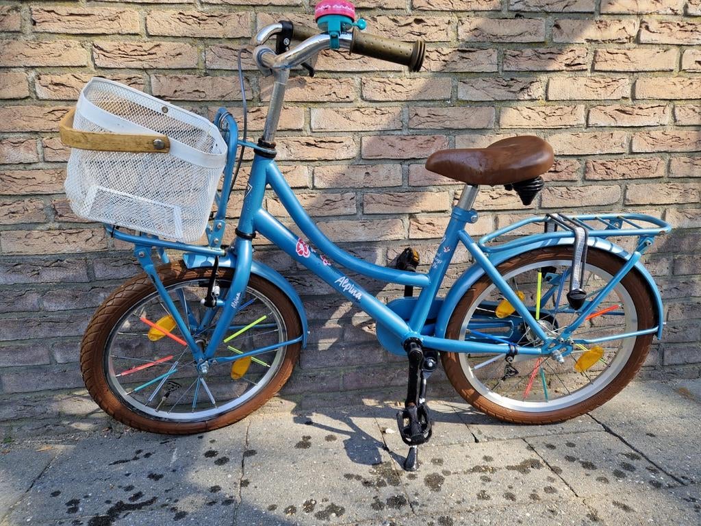 Alpina kinderfiets 18 inch voor meisjes, Fietsen en Brommers, Ophalen, Terugtraprem, Gebruikt, Alpina
