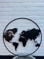 Metalen Wereldkaart Wanddecoratie voor Buiten, Ophalen, Gebruikt
