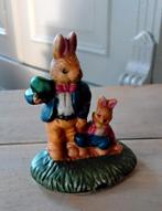 Vintage keramieken beeldje - konijn - haas - pasen - rabbit, Diversen, Pasen, Ophalen of Verzenden, Nieuw