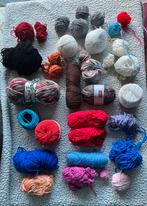 Diverse bollen wol en restanten, Ophalen of Verzenden, Zo goed als nieuw, Breien of Haken, Wol of Garen