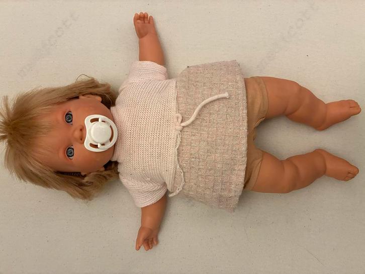 Llorens Pop 42cm Blond Haar, Kinderen en Baby's, Speelgoed | Poppen, Gebruikt, Babypop, Ophalen of Verzenden