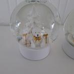Sneeuwbol Teddybeer Kerstboom - Set van 2, Ophalen of Verzenden, Nieuw