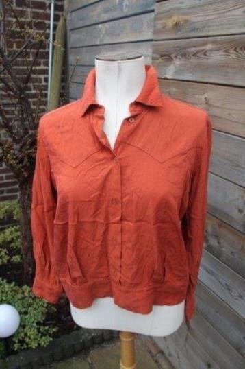 Blouse roestbruin 10 Feet mt S Vaste prijs AANBIEDING beschikbaar voor biedingen