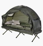 Kampeerbed met matras, slaapzak en tent, stretcher, veldbed, Ophalen of Verzenden, Zo goed als nieuw
