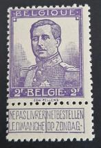 België 1912 - OBP 117 - Koning Albert I, Postzegels en Munten, Postzegels | Europa | België, Ophalen of Verzenden, Postfris, Postfris