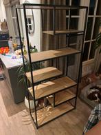 Open kast met houten planken, Huis en Inrichting, Kasten | Boekenkasten, Ophalen, Met plank(en), 100 tot 150 cm, Zo goed als nieuw