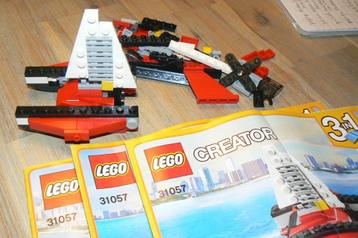 Te koop: Lego Creator 34 stuks met boekjes voor 3 modellen  beschikbaar voor biedingen