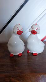 Vintage porseleinen peper- en zoutstel merk Ceramika Polen, Verzamelen, Ophalen, Zo goed als nieuw, Dier