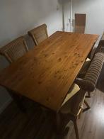 GRATIS AFHALEN EETTAFEL MET STOELEN, Huis en Inrichting, Complete eetkamers, Ophalen, Zo goed als nieuw, 4 tot 6 stoelen