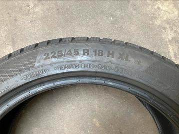 4x band 225/45/18 Continental beschikbaar voor biedingen