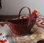 Leuke rieten kippenmand, Gebruikt, Mand, Ophalen of Verzenden, Riet