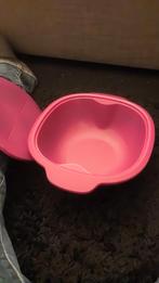 Roze Tupperware Bak/Kom met Deksel, Ophalen of Verzenden, Gebruikt, Rood, Bak of Kom
