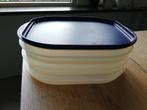 Tupperware vleeswaren bakjes/presenteerschaaltjes, Blauw, Ophalen of Verzenden