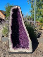 Amethist geode (28) van 101 kg, 90x47x29 cm!, Ophalen of Verzenden, Mineraal
