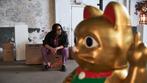 Heel grote "Lucky Cat", Antiek en Kunst, Ophalen