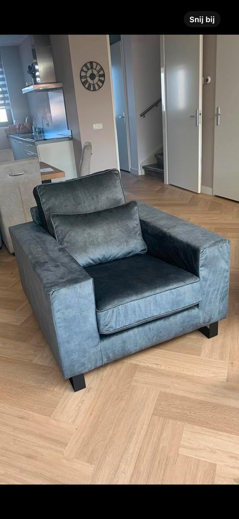 Fauteuil, Huis en Inrichting, Fauteuils, Zo goed als nieuw, Stof, 75 tot 100 cm, 75 tot 100 cm, Ophalen
