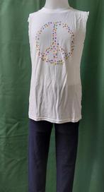 wit shirt van jacky maat 12, Gebruikt, Meisje, Ophalen of Verzenden, Shirt of Longsleeve