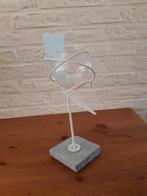 Leuk glazen bolletje op standaard, Ophalen of Verzenden, Zo goed als nieuw, Vergrootglas of Loep