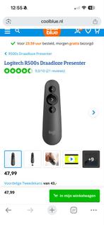 Logitech R500s Draadloze Presenter - Zo goed als nieuw, Ophalen of Verzenden, Zo goed als nieuw, ChromeOS