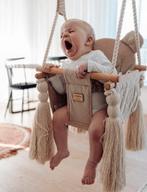 Baby Steps velvet schommel – beige, als nieuw, Ophalen of Verzenden, Zo goed als nieuw, Schommel