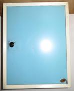 Vintage medicijnkastje Egalite. Metaal. Lichtblauw. Retro, Huis en Inrichting, Minder dan 50 cm, Gebruikt, Overige typen, Ophalen of Verzenden