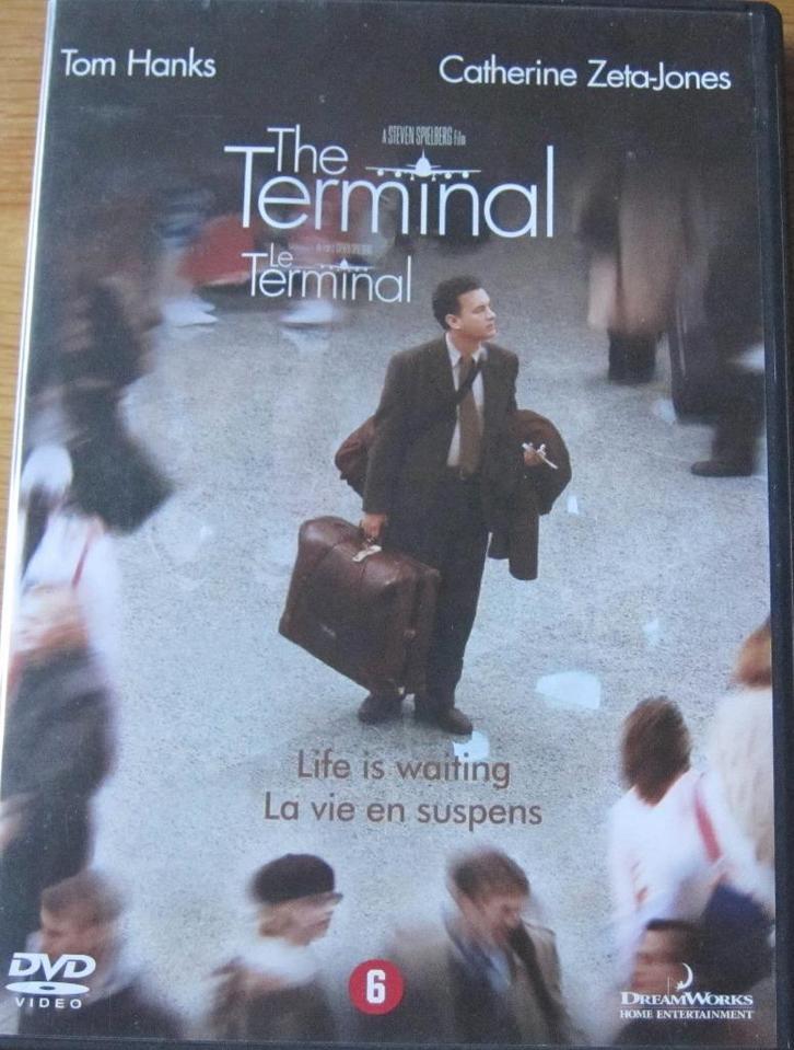 The terminal met Tom Hanks en Catherine Zeta-Jones uit 2004, Cd's en Dvd's, Dvd's | Drama, Zo goed als nieuw, Drama, Vanaf 6 jaar