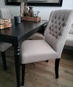 2 prachtige landelijke eetkamerstoelen, Huis en Inrichting, Stoelen, Ophalen, Overige kleuren, Zo goed als nieuw, Stof