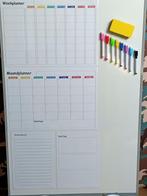 magnetische whiteboard familieplanner set, Magneetbord, Ophalen of Verzenden, Zo goed als nieuw