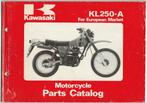 Kawasaki KL250 A parts list (1847z) motor, Motoren, Handleidingen en Instructieboekjes, Ophalen of Verzenden, Kawasaki