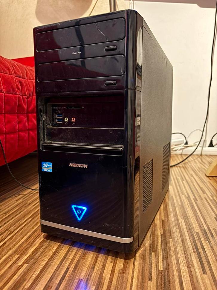 Medion PC, Computers en Software, Desktop Pc's, Gebruikt, HDD, 8 GB, Met videokaart, Ophalen