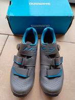 Shimano fietsschoenen ME3 maat 42 blauw grijs spd, Ophalen of Verzenden, Zo goed als nieuw