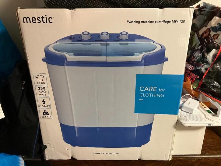 Mestic Wasmachine Centrifuge Mw-120, Caravans en Kamperen, Kampeeraccessoires, Nieuw, Ophalen of Verzenden