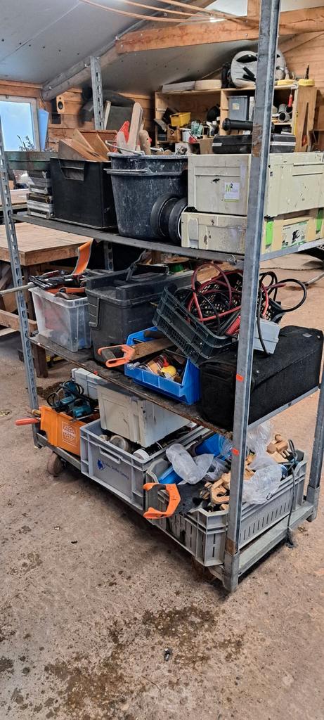 Kar vol met gereedschap - Alles in één keer!, Doe-het-zelf en Verbouw, Werkbanken, Gebruikt, 70 tot 120 cm, Ophalen