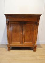 Antieke Hollandse penantkast, tweedeurskast, Ophalen of Verzenden