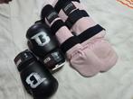 Kickbox handschoenen en beenbeschermers, Ophalen of Verzenden, Gebruikt, Bokshandschoenen