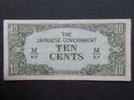 10 Cents 1942 Malaya (Japanse Bezetting) pM3b (01) WW2, Postzegels en Munten, Bankbiljetten | Azië, Verzenden, Zuidoost-Azië, Los biljet