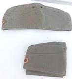 2x Oude Vintage Veldmuts Schuitje Leger Duitsland Muts Baret, Verzamelen, Militaria | Algemeen, Ophalen of Verzenden, Landmacht