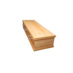 Uitvaartkist - Beuken - zilveren handgrepen, Ophalen of Verzenden, Nieuw