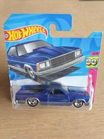 Chevrolet El Camino kleur Blauw modeljaar 1980 Hotwheels, Hobby en Vrije tijd, Modelauto's | Overige schalen, Nieuw, Ophalen of Verzenden
