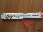 Grolsch spatel 1990 / afschuimer Carnaval vier je met, Ophalen of Verzenden, Nieuw, Overige typen, Grolsch