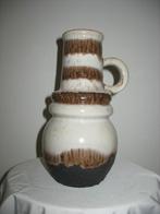 West Germany Vaas met Oor Geglazuurd Fat Lava Vintage, Antiek en Kunst, Ophalen of Verzenden