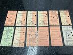 88 oude vervoersbewijzen / treinkaartjes jaren 60/70, Verzamelen, Ophalen of Verzenden, Gebruikt, Trein, Overige typen