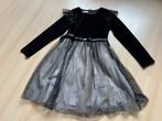 Zwarte fluwelen jurk Pretty Baby met glitter, Pretty Baby, Meisje, Ophalen of Verzenden, Zo goed als nieuw
