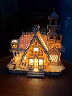 Houten Modelbouw Huis met Verlichting, Nieuw, Ophalen, Overige merken, Groter dan 1:32
